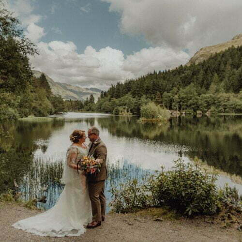 lochan Glencoe elopement Scotland bride groom portraits photos