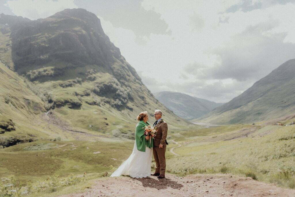 Glencoe elopement Scotland bride groom portraits photos